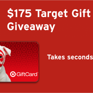 Dropprice $175 Target Gift Card Giveaway