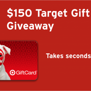 Dropprice $150 Target Gift Card Giveaway