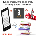Kindle or Amazon GC and Family Friendly Books Giveaway ends 12-1