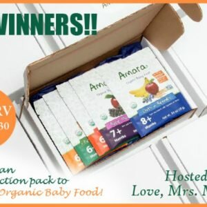 Amara Organic Baby Food Introduction Pack Giveaway ends 6/30