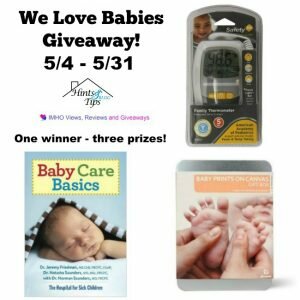 We Love Babies Giveaway ends 5/31!