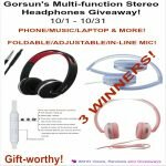 Gorsun's Multi-function Stereo Headphones Giveaway